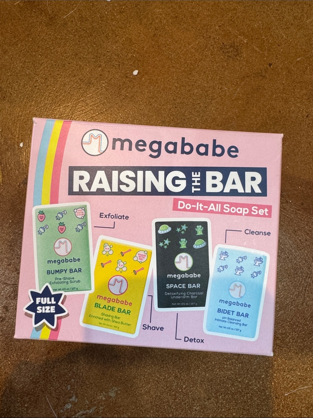 megababe Raising The Bar Do-It-All Soap Set — FULL SIZE -NEW